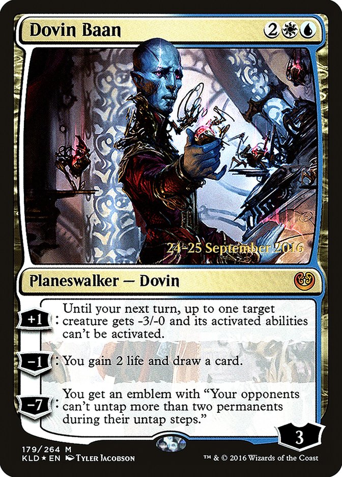 Dovin Baan  (Prerelease) [Kaladesh Prerelease Promos]