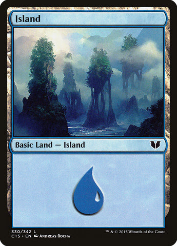Island (#330) [Commander 2015]