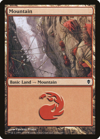 Mountain (#245a) [Zendikar]