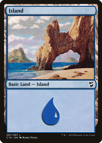 Island (#297) [Commander 2018]
