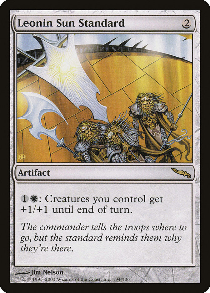 Leonin Sun Standard [Mirrodin]