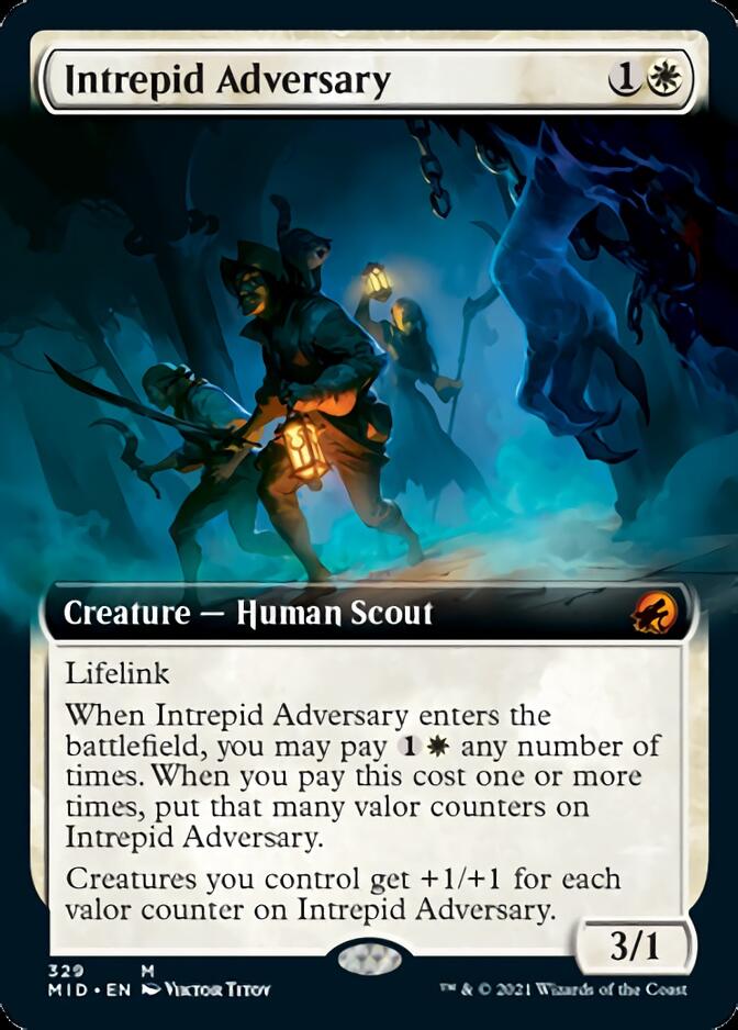 Intrepid Adversary (Extended) [Innistrad: Midnight Hunt]