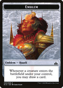 Emblem - Huatli [Rivals of Ixalan Tokens]