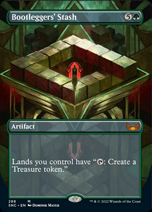 Image 416: Bootleggers' Stash (Borderless Alternate Art) [Streets of New Capenna]