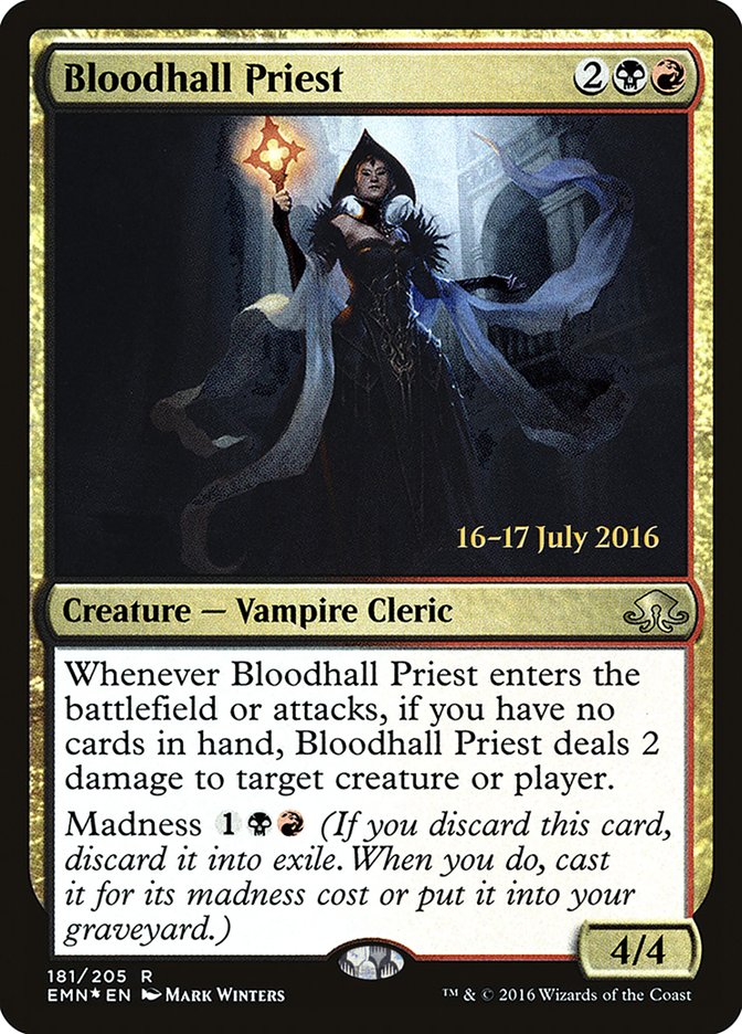 Bloodhall Priest  (Prerelease) [Eldritch Moon Prerelease Promos]