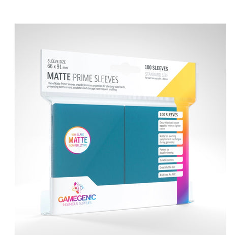 Gamegenic Matte Prime Sleeves Blue