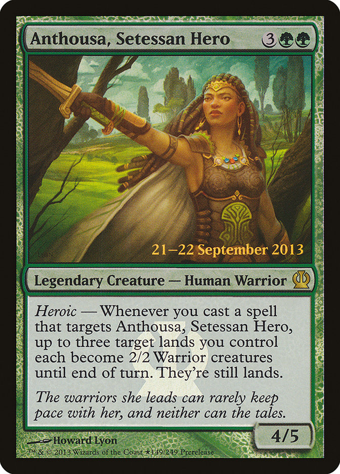 Anthousa, Setessan Hero  (Prerelease) [Theros Prerelease Promos]