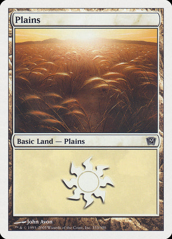 Plains (#333) [Ninth Edition]