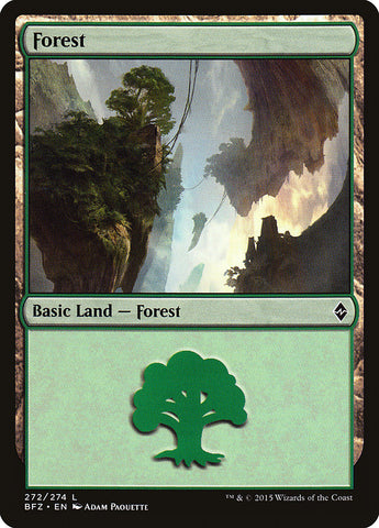 Forest (#272a) [Battle for Zendikar]