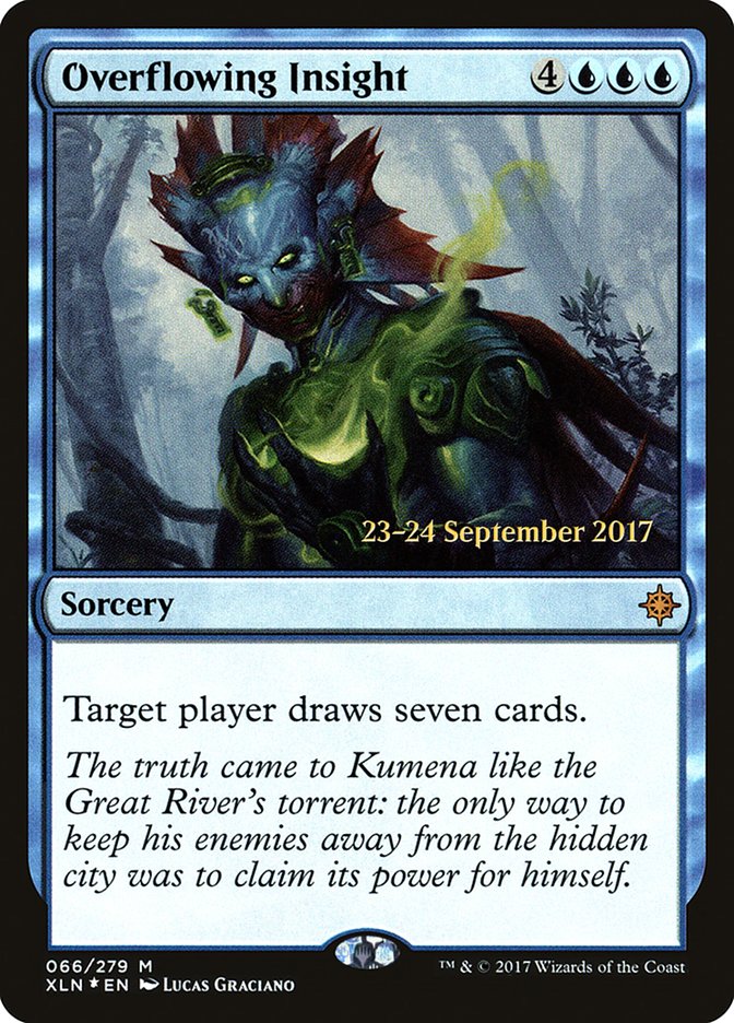 Overflowing Insight  (Prerelease) [Ixalan Prerelease Promos]