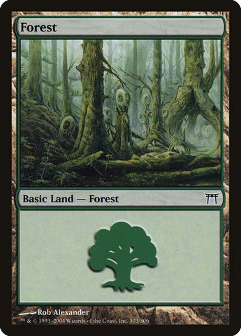 Forest (#303) [Champions of Kamigawa]