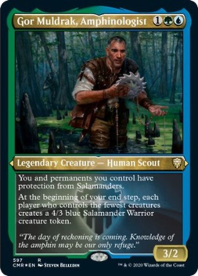 Gor Muldrak, Amphinologist [Commander Legends Etched]