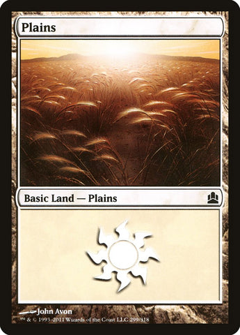 Plains (#299) [Commander 2011]