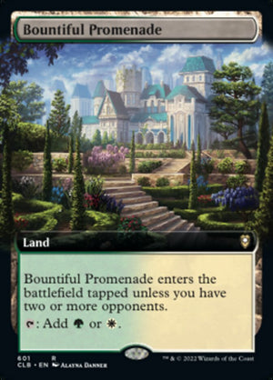 Image 405: Bountiful Promenade (Extended Art) [Commander Legends: Battle for Baldur's Gate]