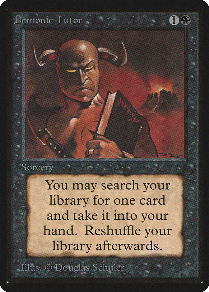 Demonic Tutor [Limited Edition Beta]