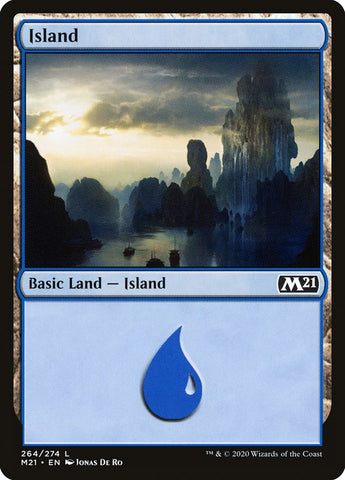 Island (#264) [Core Set 2021]