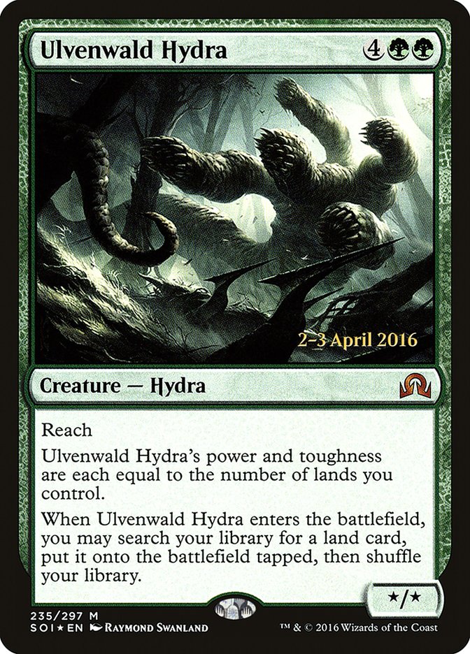 Ulvenwald Hydra (Prerelease) [Shadows over Innistrad Prerelease Promos]