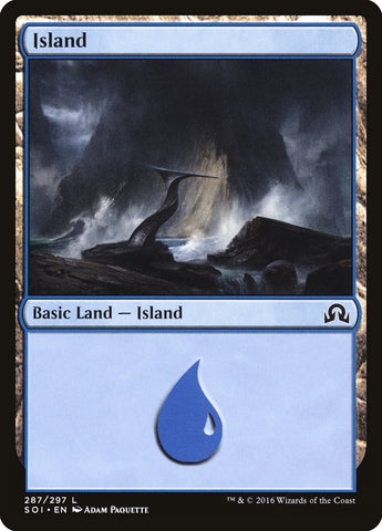 Island (#287) [Shadows over Innistrad]