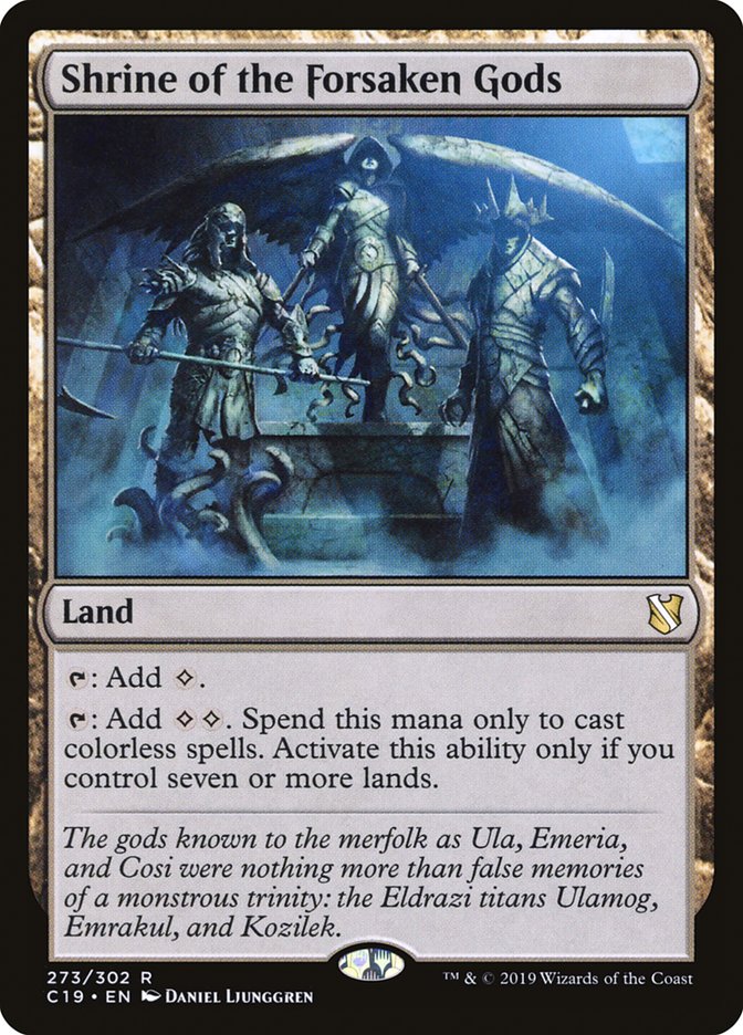 Shrine of the Forsaken Gods [Commander 2019]