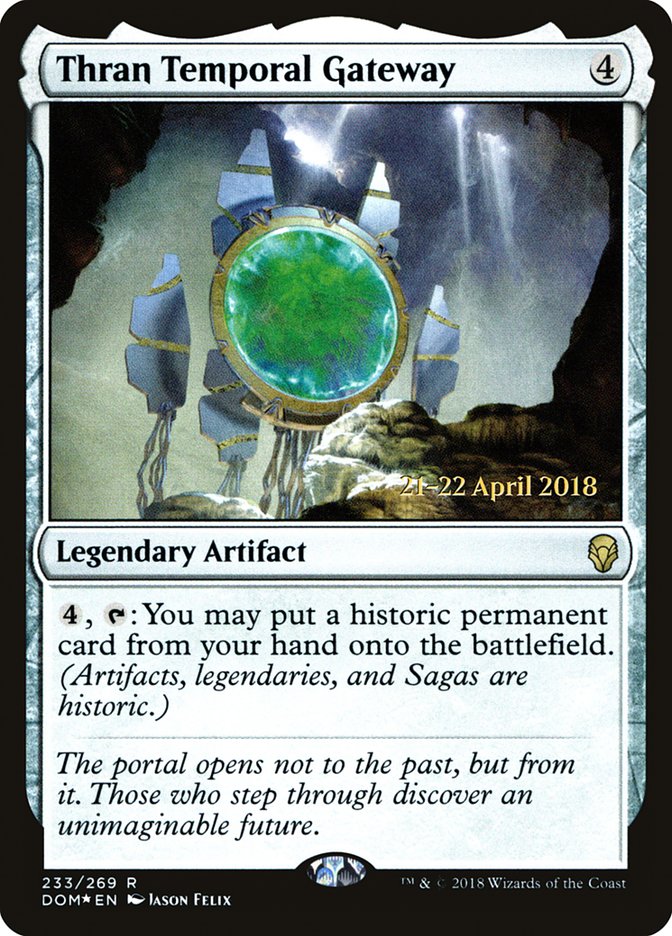 Thran Temporal Gateway  (Prerelease) [Dominaria Prerelease Promos]