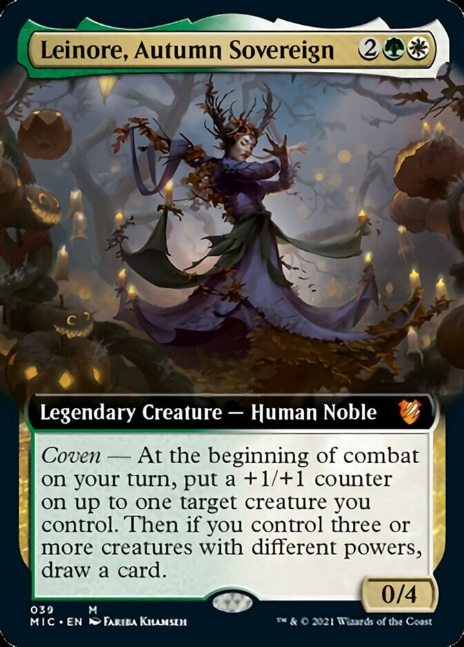 Leinore, Autumn Sovereign (Extended) [Innistrad: Midnight Hunt Commander]