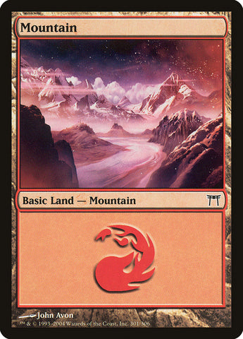 Mountain (#301) [Champions of Kamigawa]