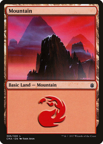 Mountain (#305) [Commander Anthology]