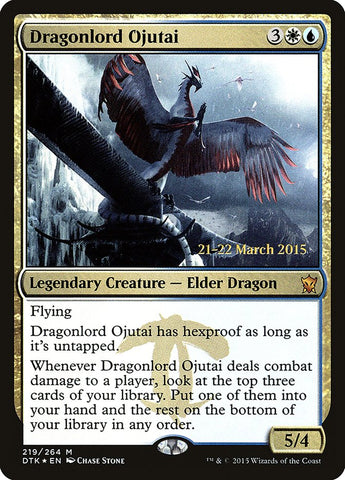 Dragonlord Ojutai  (Prerelease) [Dragons of Tarkir Prerelease Promos]