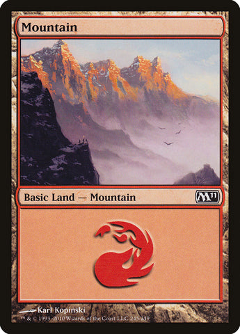 Mountain (#245) [Magic 2011]