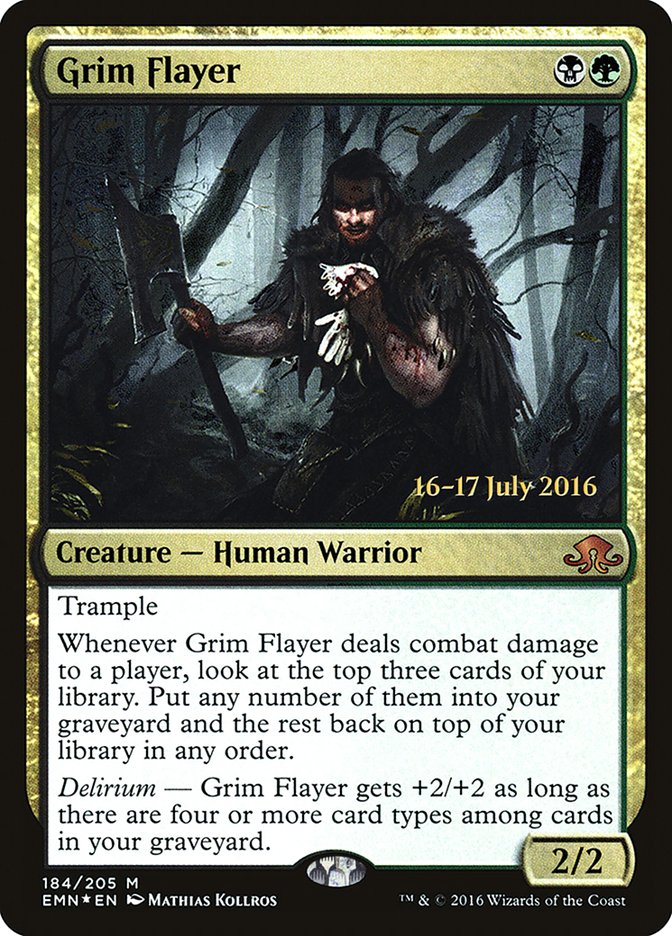 Grim Flayer  (Prerelease) [Eldritch Moon Prerelease Promos]