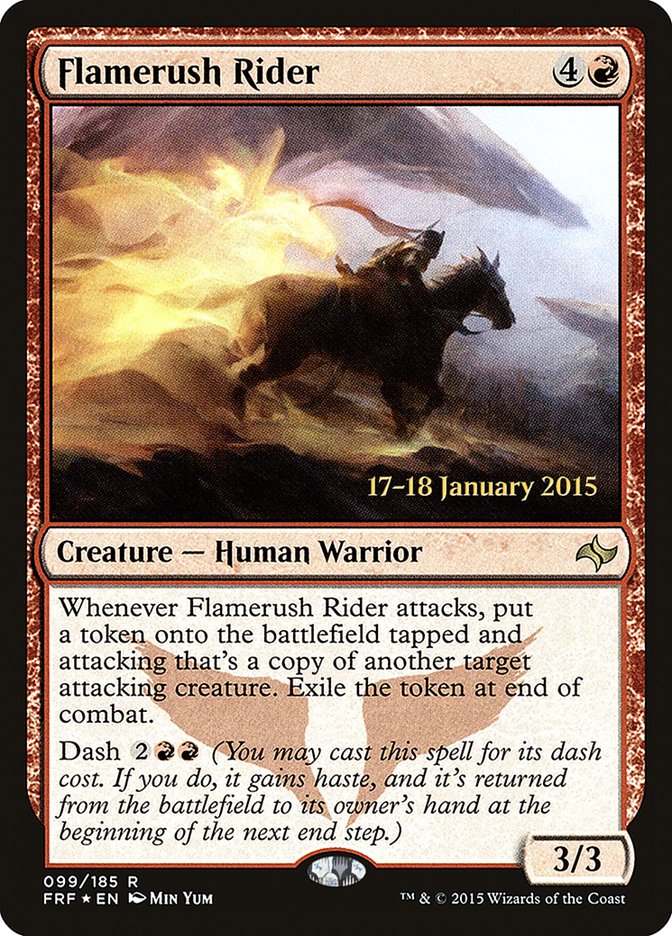 Flamerush Rider  (Prerelease) [Fate Reforged Prerelease Promos]