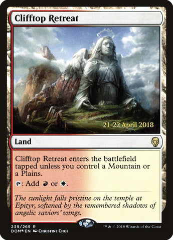 Clifftop Retreat  (Prerelease) [Dominaria Prerelease Promos]