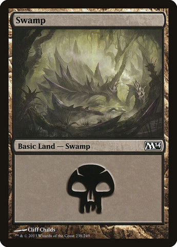 Swamp (#238) [Magic 2014]