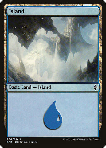 Island (#256a) [Battle for Zendikar]