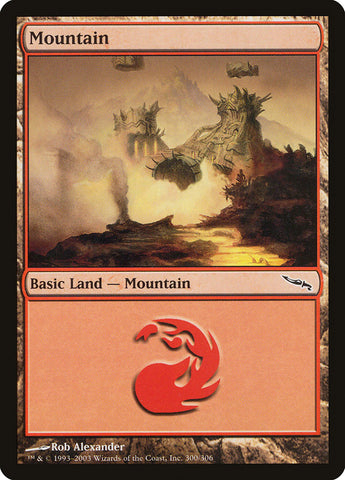 Mountain (#300) [Mirrodin]