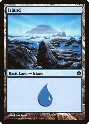 Island (#305) [Commander 2011]