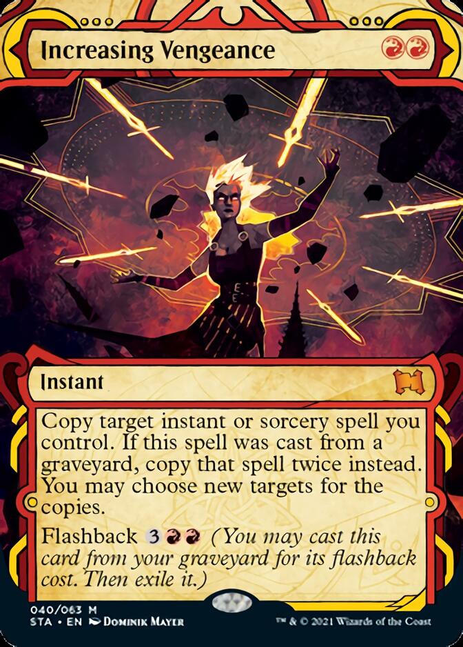 Increasing Vengeance (Etched Foil) [Strixhaven Mystical Archive]