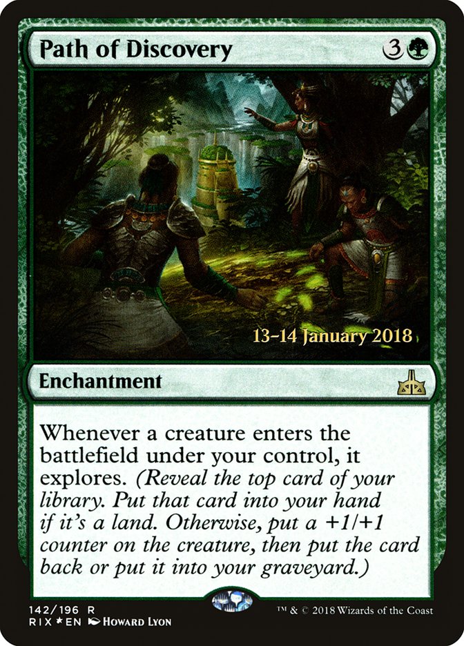 Path of Discovery (Prerelease) [Rivals of Ixalan Prerelease Promos]