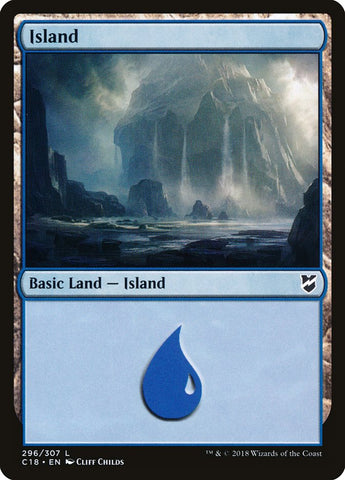 Island (#296) [Commander 2018]